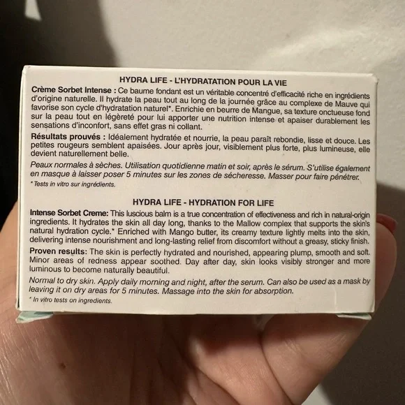 Dior Hydralife creme sorbet intense